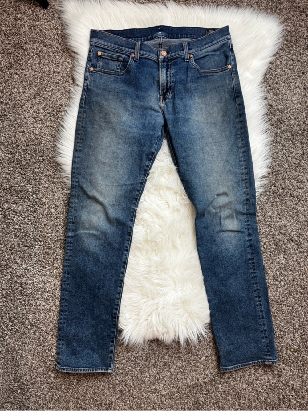 7 for all mankind dark wash jeans 34 - Picture 3 of 10